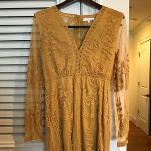 Mustard Lace Dress